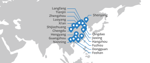 CloudFlare's China map