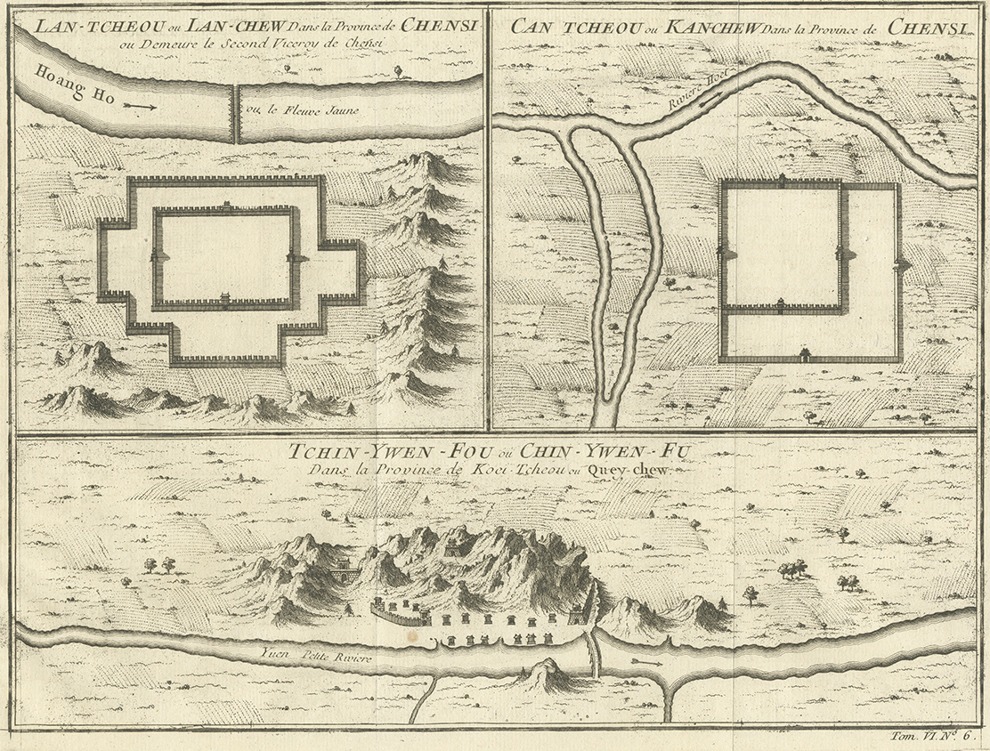 My Maps: Three Chinese Cities – Bellin mid-1700s